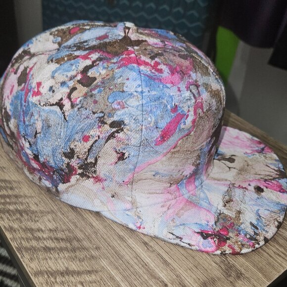 Hydro dipped snap back hat - Picture 3 of 4
